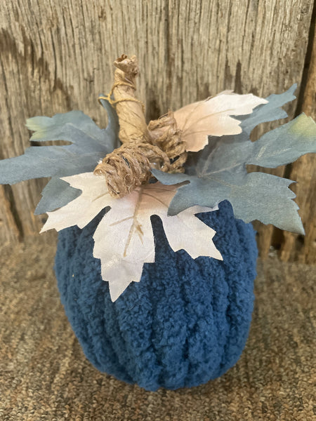 Handmade Blue Pumpkin