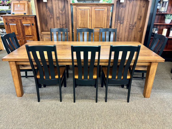 J-234W Amish Made Table Set-Black and Seely