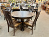 J48E2 PED-Amish Made Table Set-Kona with Special Walnut