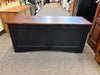 Pine Blanket Chest Coffee Table with Hidden Storage-Black with Michael's Cherry