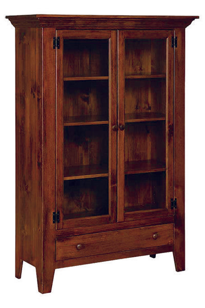 J114 Double Jelly Cupboard with Glass Doors