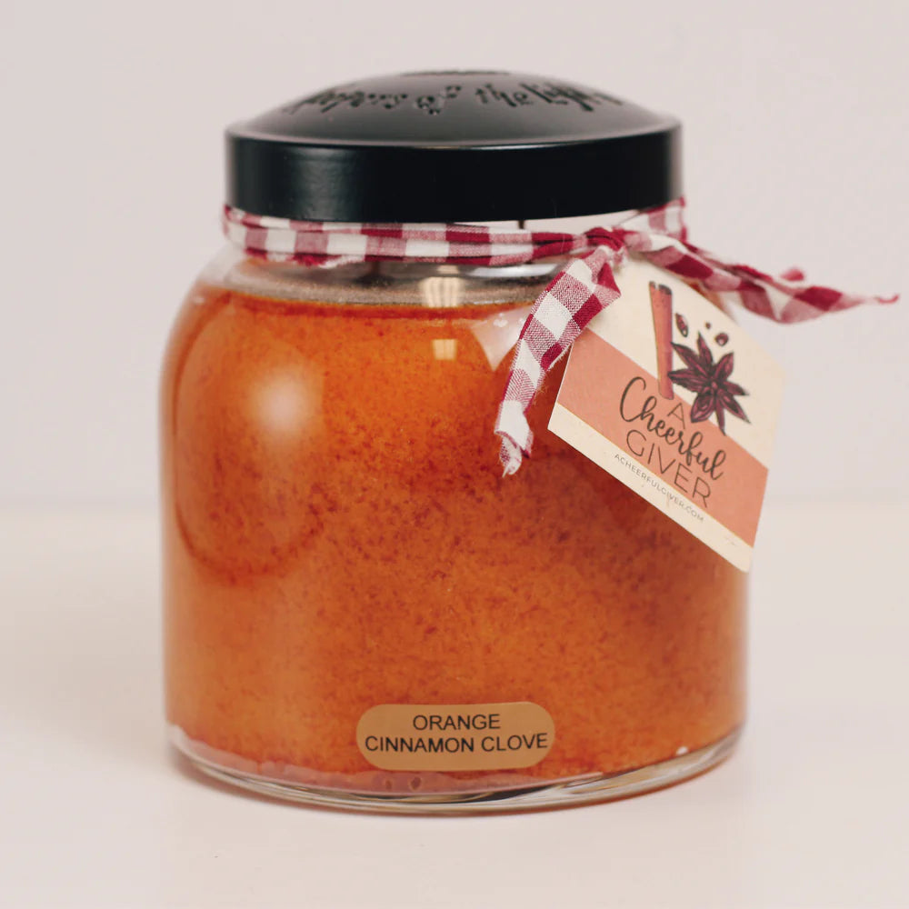 Orange Cinnamon Clove - 34 oz Papa Candle