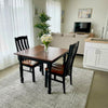 J-37-Amish Made Table Set 56-Black with Michael's Cherry