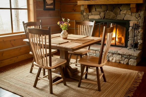 RP4242-Amish Made Table Set 30-Maple/Walnut