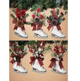 9"H Holiday Skate Ornament