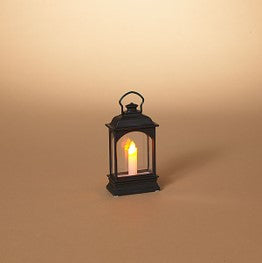 5.1"H Battery Operated Lighted Holiday Lantern