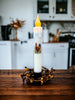 Rooster Battery Operated LED Timer Taper Candle - 7"