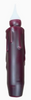 Burgundy Led Battery Operated Timer Taper Candle - 4"