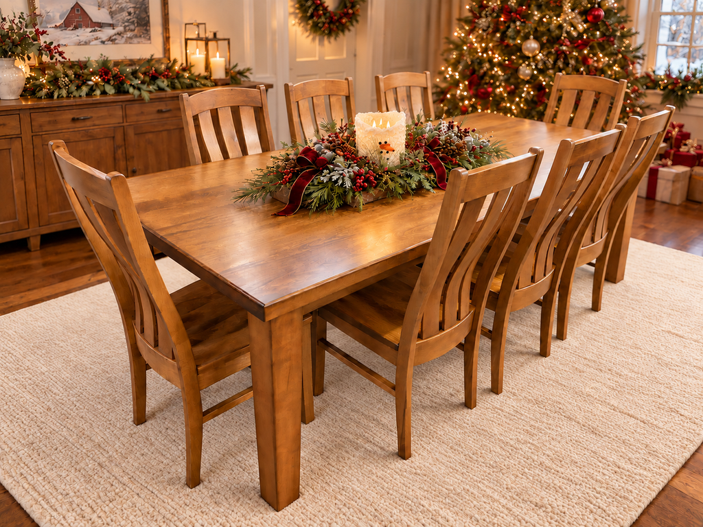 J-234W Amish Made Table Set- Seely