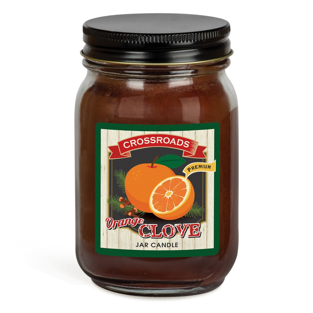 Orange Clove Pint Jar 12 oz. Candle