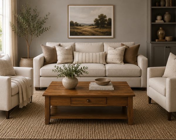 J25 Coffee Table with Drawer-Seely-maple top