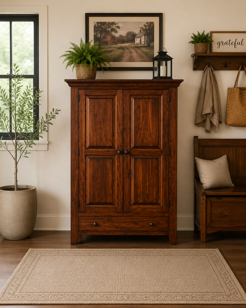 J14 Double Jelly Cupboard-Michael's Cherry