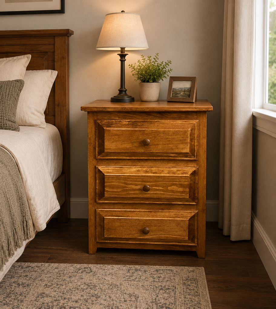 Night Stand-3 Drawers-Seely