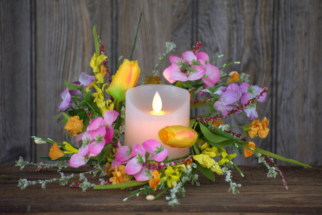 Spring Garden 4.5in Candle Ring