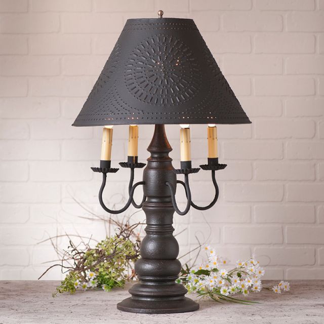 Bradford Lamp in Black with Shade