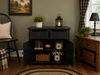 Microwave Cabinet - Black