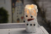 Snowman LED Moving Flame Votive 2"x5"