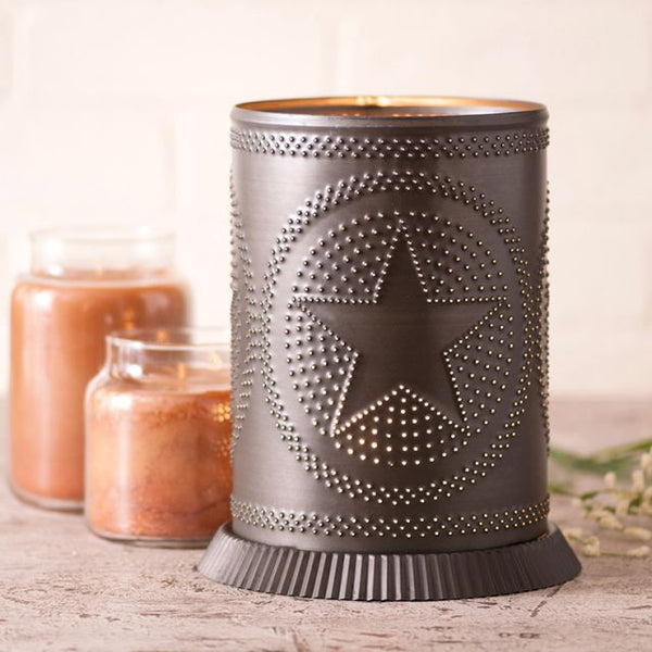 Candle Warmer with Regular Star in Kettle Black