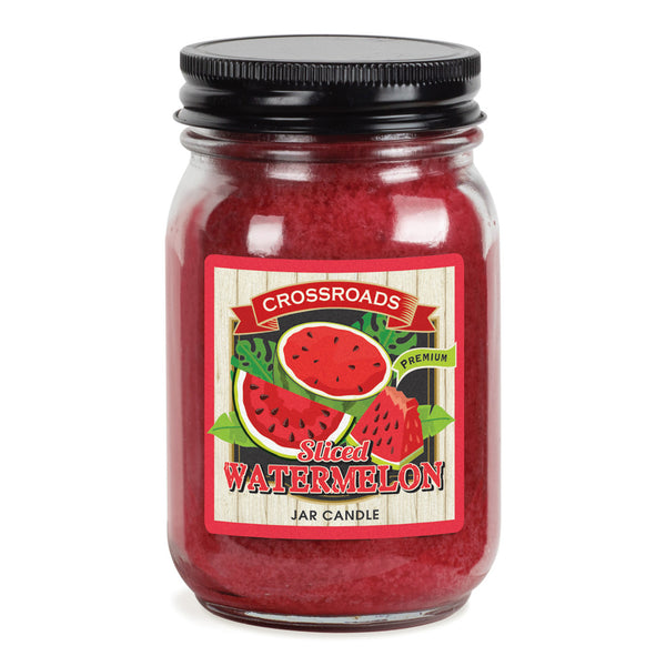 Sliced Watermelon Pint Jar 12 oz. Candle