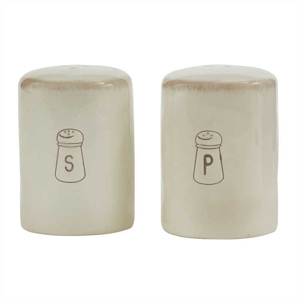 Villager Salt & Pepper Set - Cream