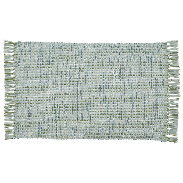 Basketweave Placemats - Barely Blue - Set of 4