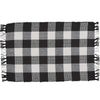 Wicklow Check Placemats - Black & Cream - Set of 4