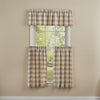 Wicklow Check Valance - Natural