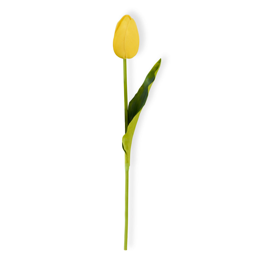 Yellow Real Touch Mini Tulip Stem