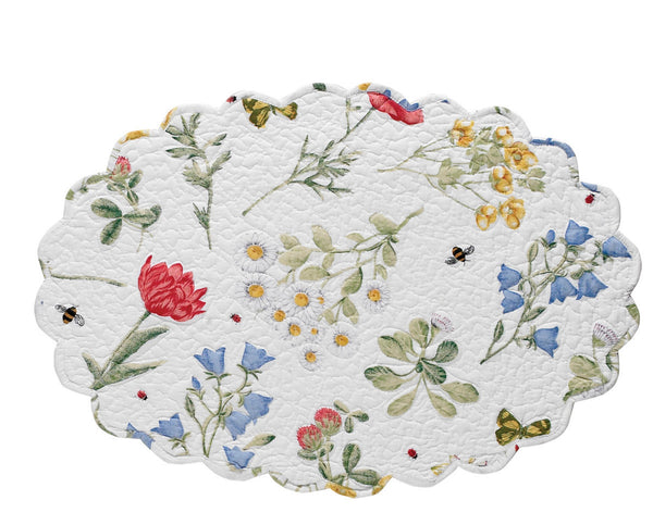 Wildflower Placemats- Oval - Set of 6