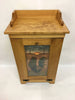 Trash Bin with Rooster Panel