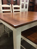 Table-5' Extension with 2-12" Leaves & Shaker Legs
