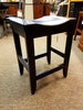 Antique Briar Clifton Stool displayed in Brown Maple Wood