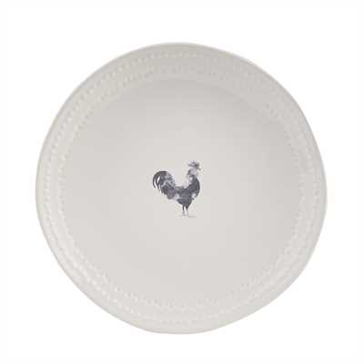Peyton Salad Plate - Rooster
