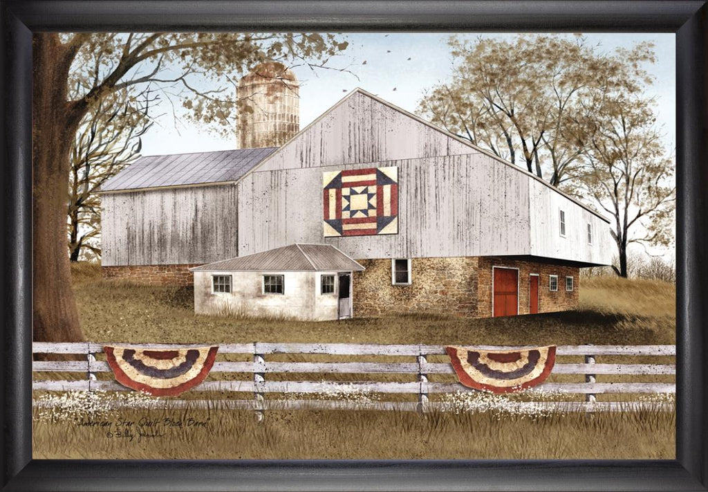 American Star Quilt Block Barn