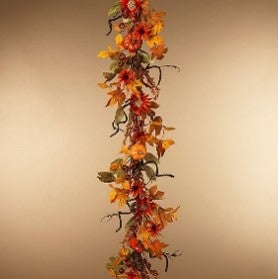 5'L Harvest Garland w/ Pumpkins