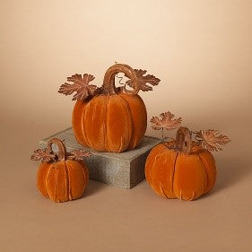 Resin Harvest Pumpkins, 3 Asst.