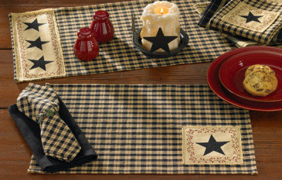 Star Patch Placemats - Set of 4