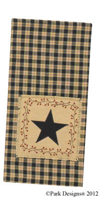 Star Patch Decorative Dishtowel