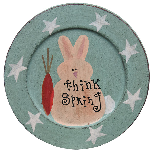 Think Spring Bunny Plate