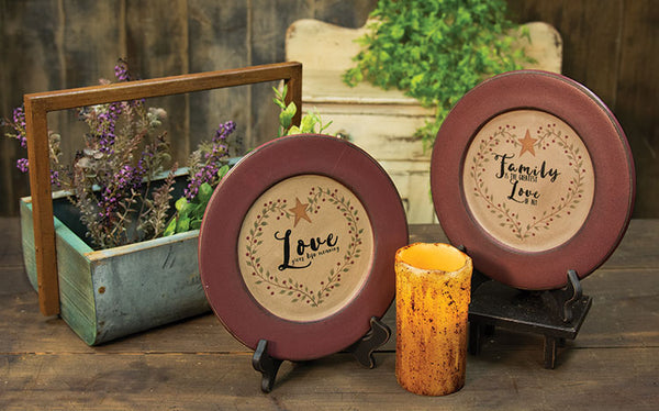 Love Gives Meaning Plate-2 Assorted