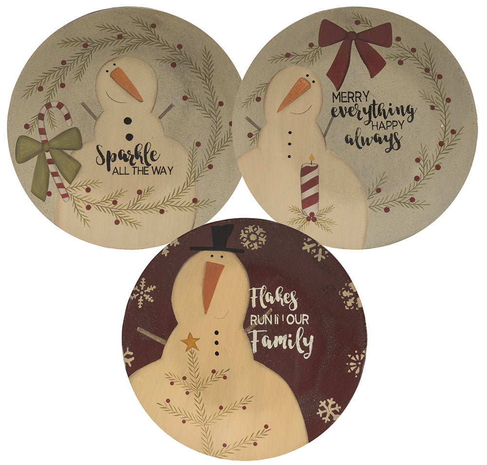 Sparkle All The Way Plate-3 Assorted