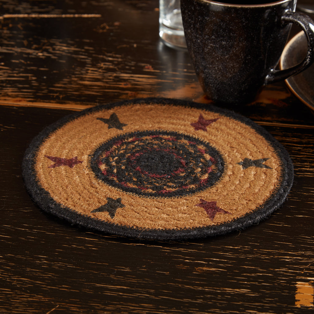 Heritage Farms Star Jute Braided Trivet