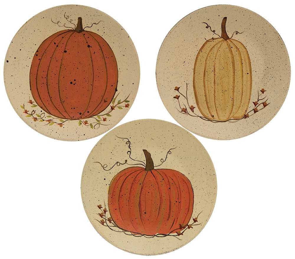 Pumpkin Plates