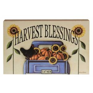 Harvest Blessings Truck Dimensional Box Sign