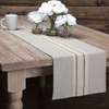 Sawyer Mill Charcoal Stripe Table Runners