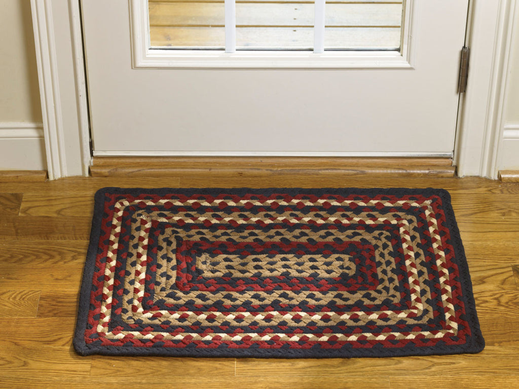 Folk Art 20" x 30" Rectangle Braided Rug