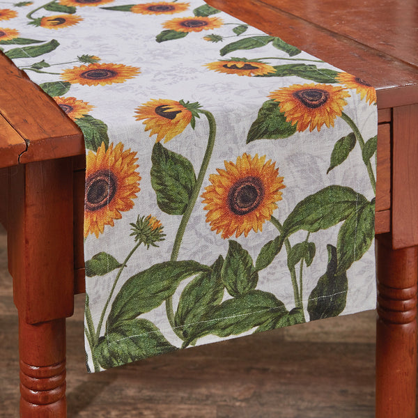 Sunflower Toile Table Runner