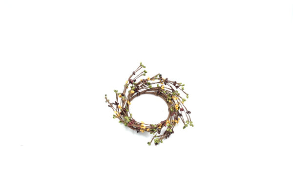 3.5 Candle Ring Berry Green, Burgundy, Multi