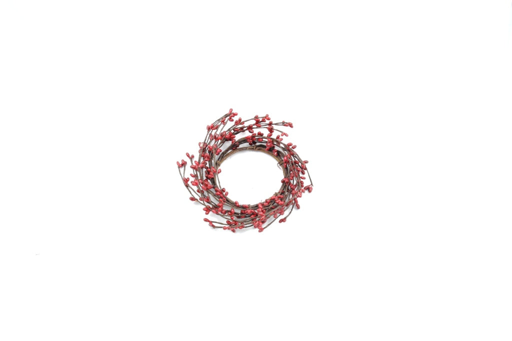3.5" Candle Ring Red