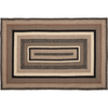 Sawyer Mill Charcoal Creme Jute Braided Rugs - Rectangle